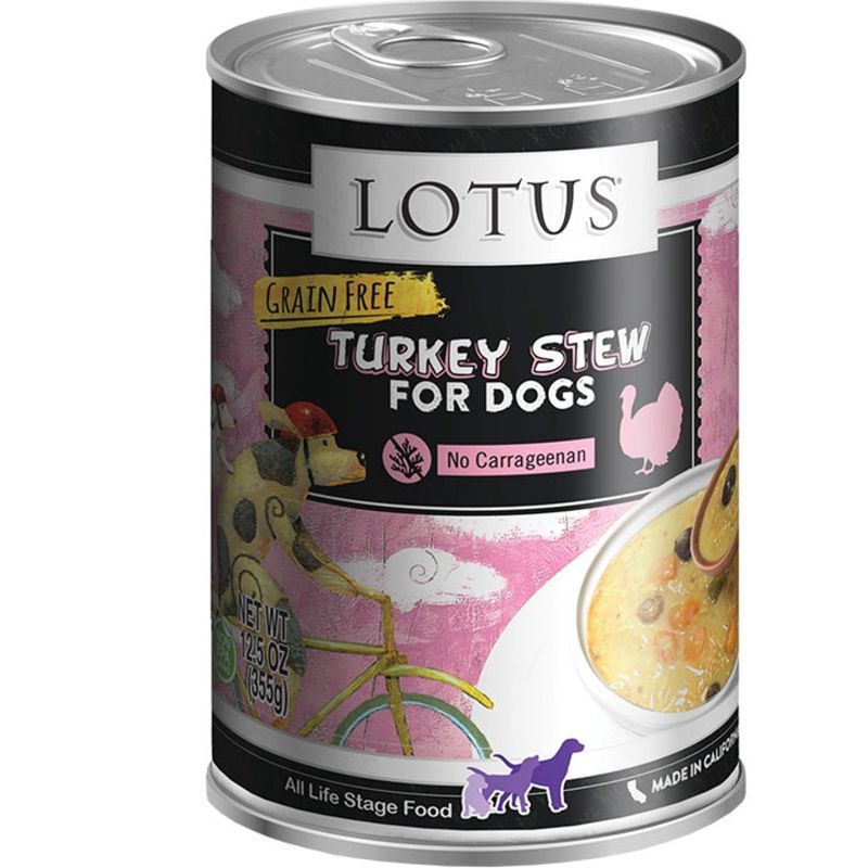 Lotus Dog Can Stew Turkey 12.5oz
