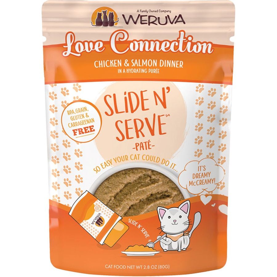 Weruva Cat Slide &amp; Serve Love Connection Pouch 2.8oz