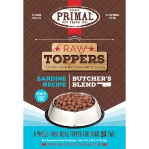 Primal Frozen Raw Topper Sardine Recipe