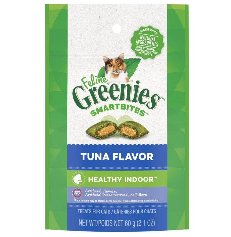 Greenies Cat Treat Smartbites Tuna 2.1oz