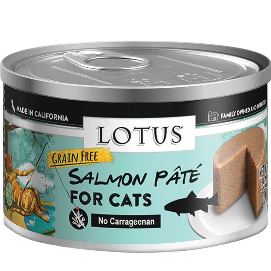 Lotus Cat Grain Free Salmon Pate Can 2.75oz