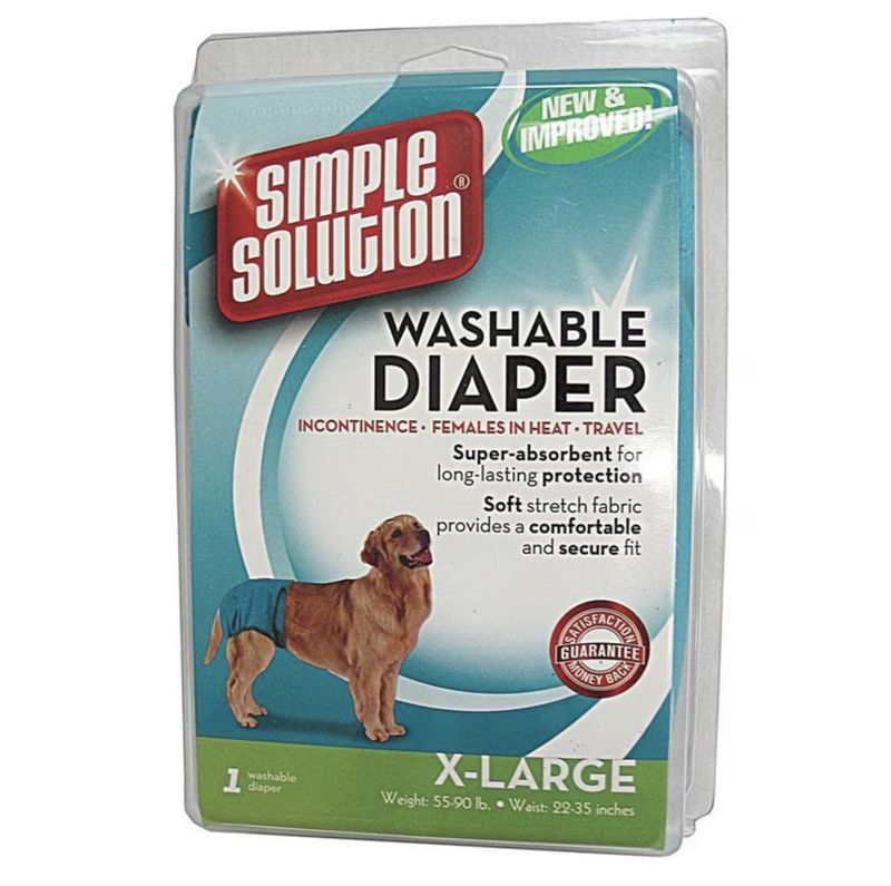 Simple Solution Washable Female Dog Diaper Extra Large