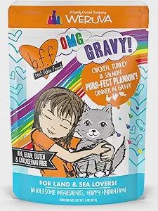 Weruva Cat BFF Gravy Chicken Turkey &amp; Salmon Pouch 2.8oz