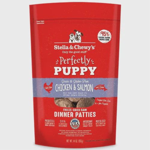 Stella &amp; Chewy&#39;s Dog Freeze-Dried Patties Puppy Chicken &amp; Salmon 14oz