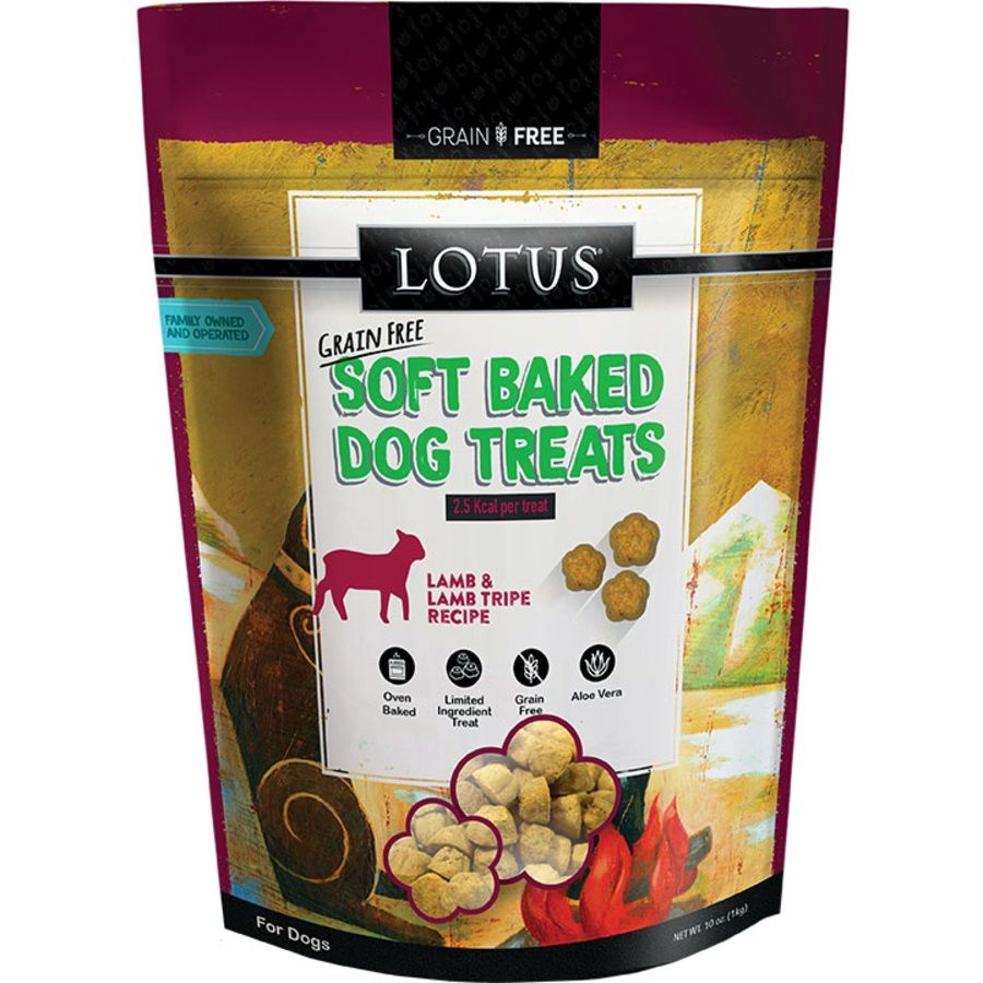 Lotus Dog Soft Baked Grain Free Lamb Tripe 10oz