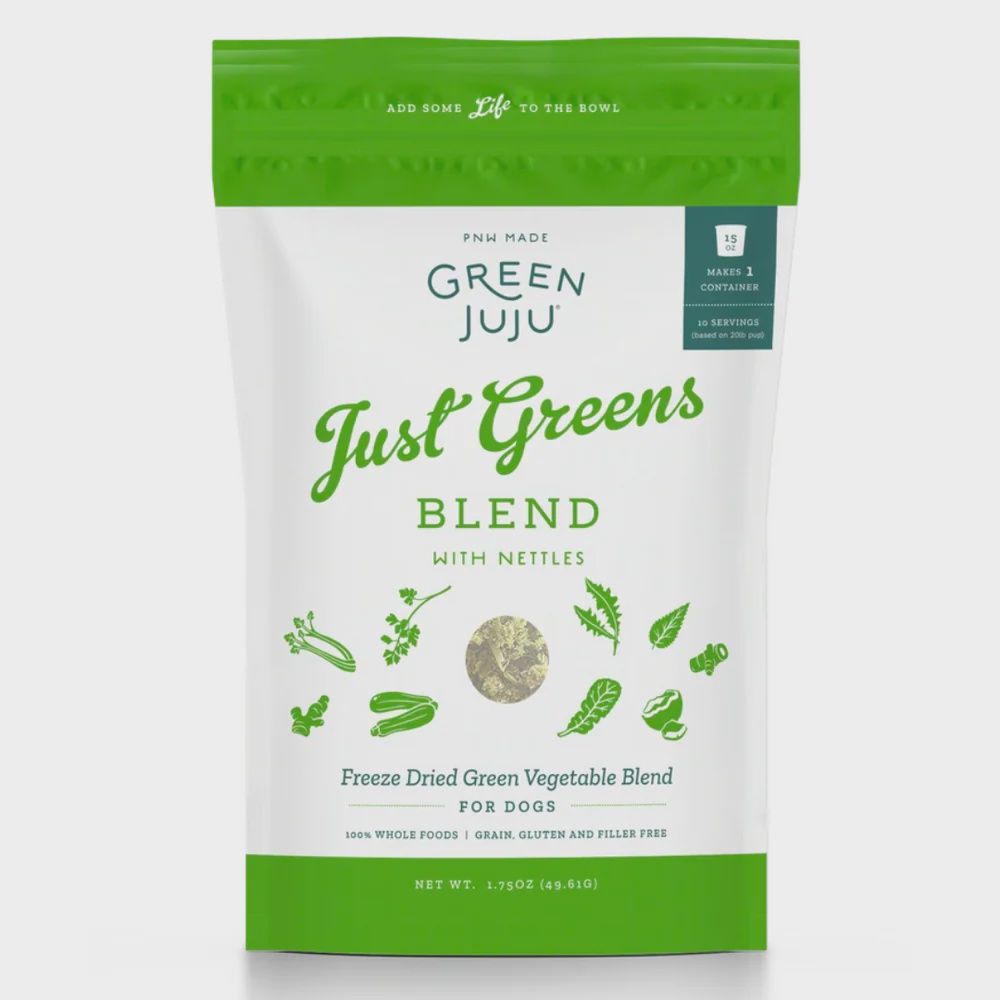 Green Juju Dog Freeze Dried Just Green Blend, Size: 1.75 oz
