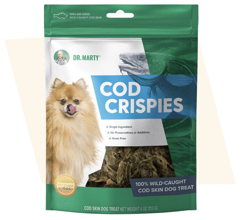 Dr. Marty Dog Treat Cod Crispies