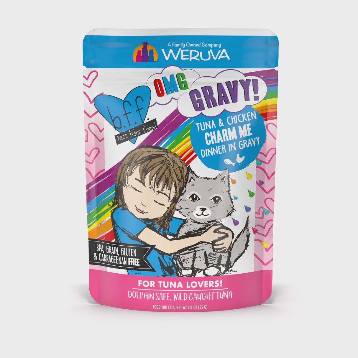 Weruva Cat BFF Charm Me Tuna &amp; Chicken Pouch 3oz