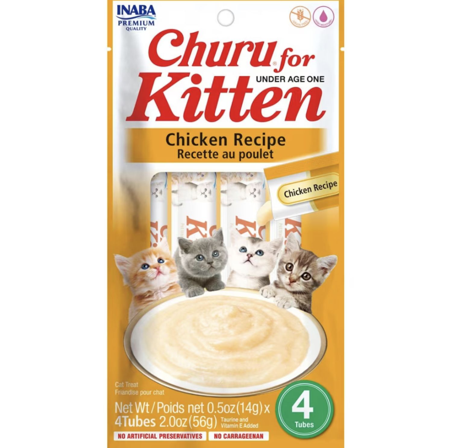 Inaba Churu Kitten Chicken 2oz 4pk