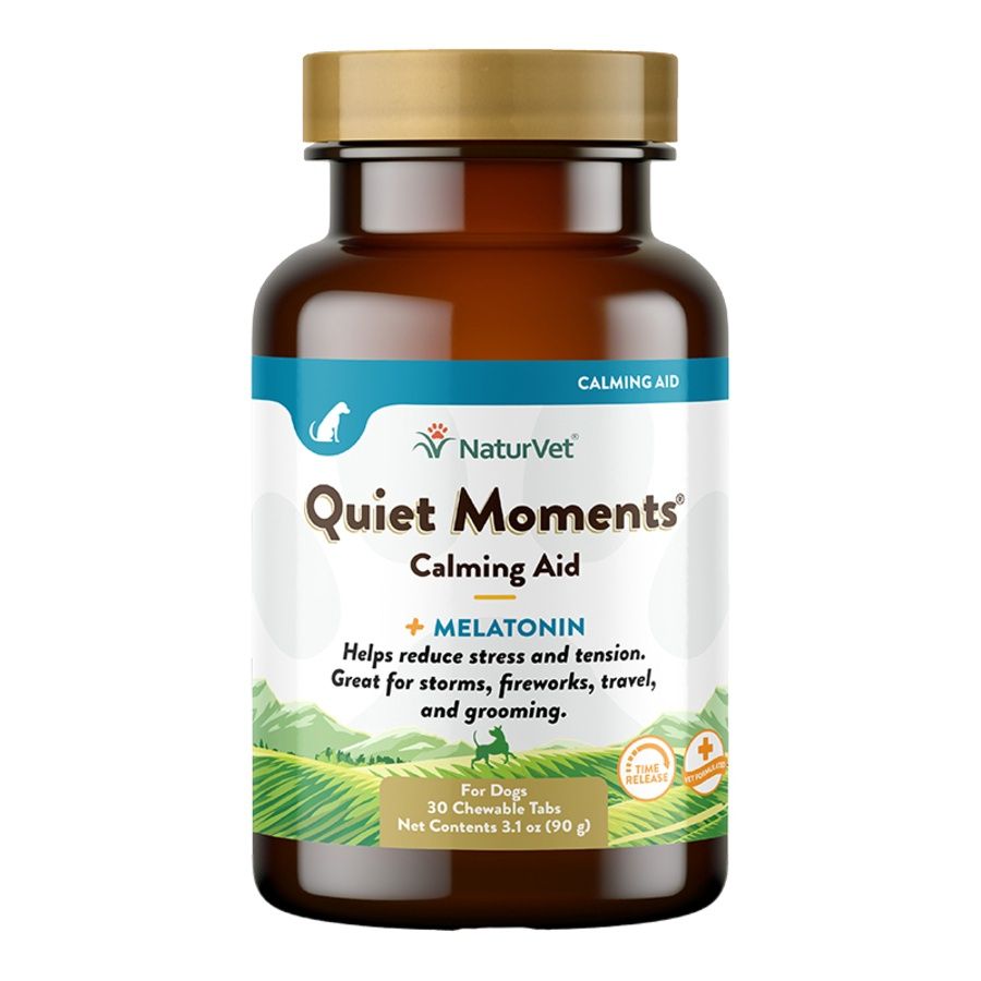 NaturVet Dog Quiet Moment Calm Time Release Tablet 30 Count