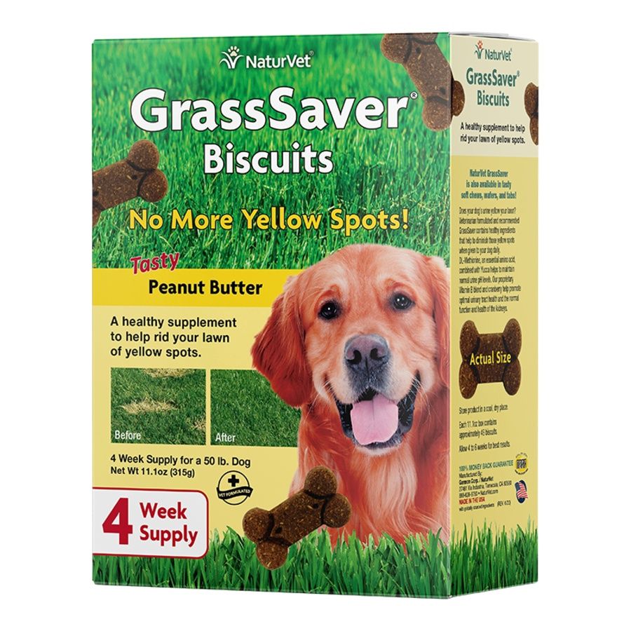 NaturVet Dog Grass Saver Biscuits 11.1oz