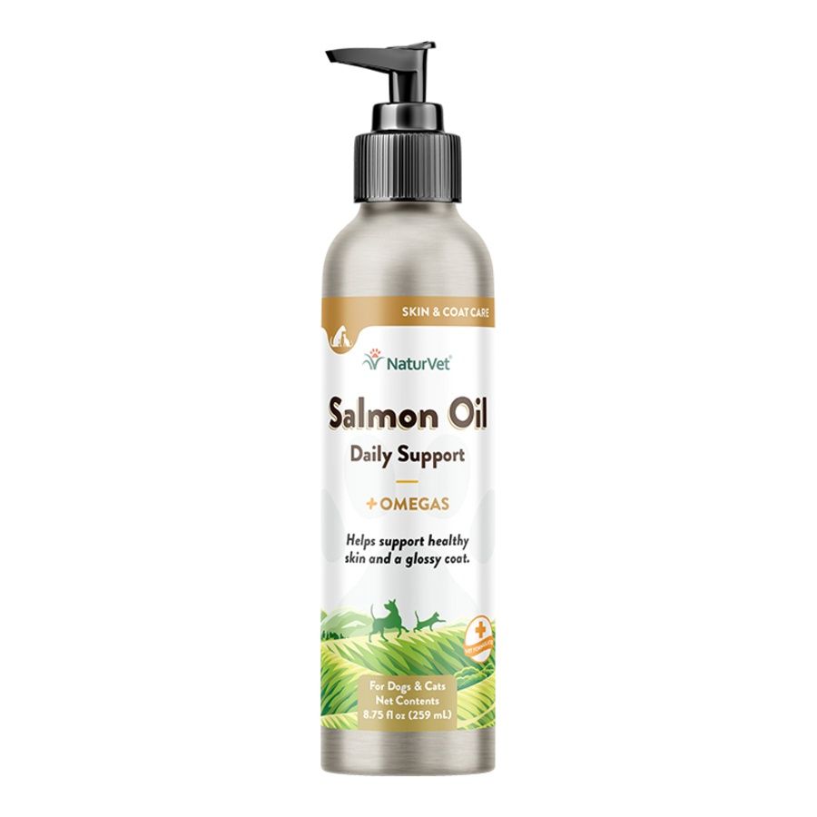 NaturVet Dog &amp; Cat Salmon Oil With Pump, Size: 8.75oz