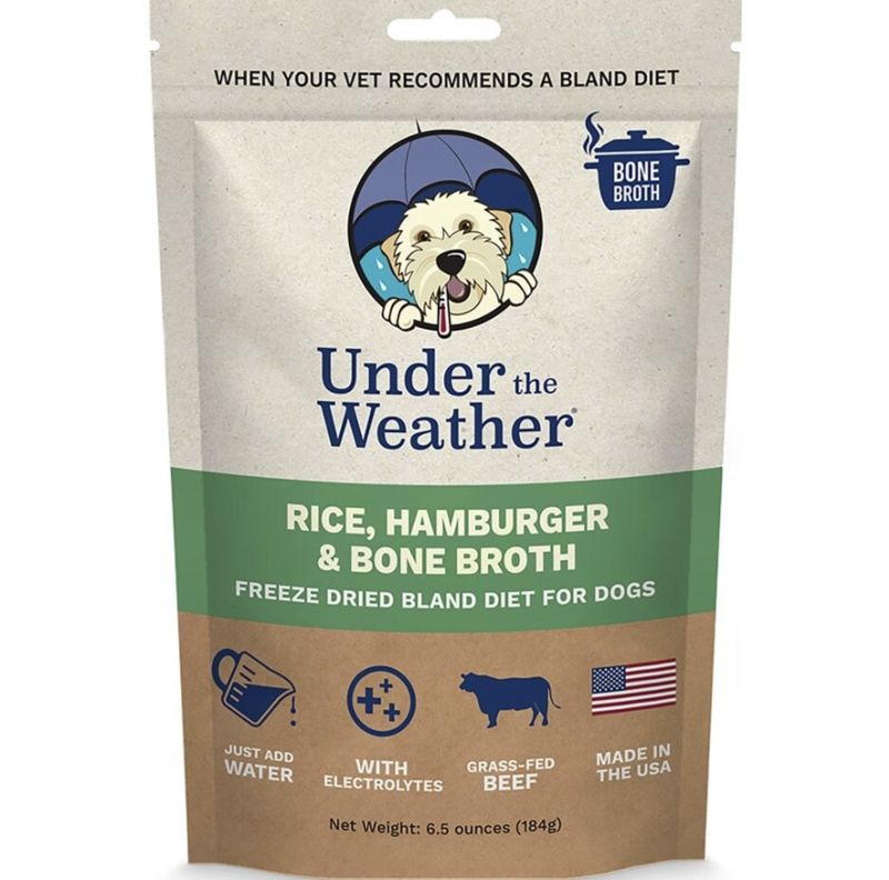 Under The Weather Rice, Hamburger &amp; Bone Broth 6.5oz