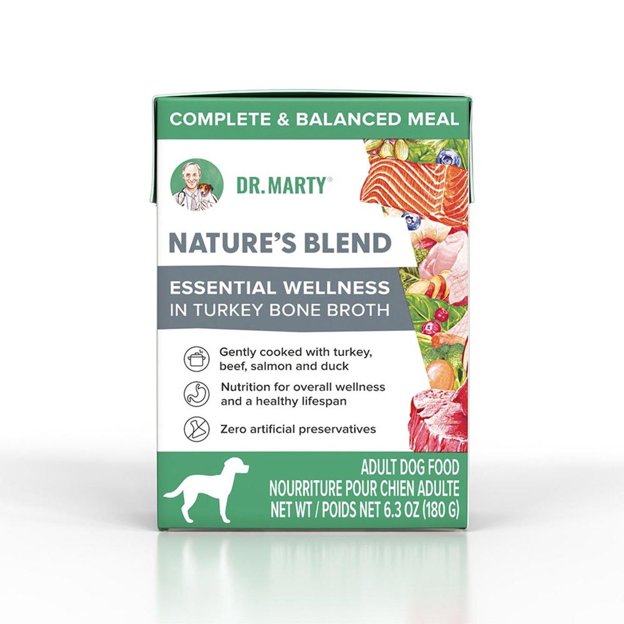 Dr. Marty Dog Nature&#39;s Blend Essential Wellness Wet Food 6.3oz