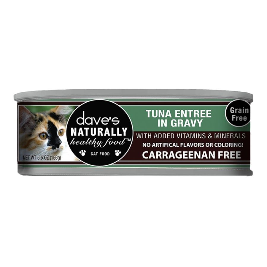 Dave&#39;s Cat Tuna Entree In Gravy 5.5oz