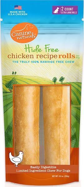 Canine Naturals Extra Large Rolls 2pk, Flavor: Chicken