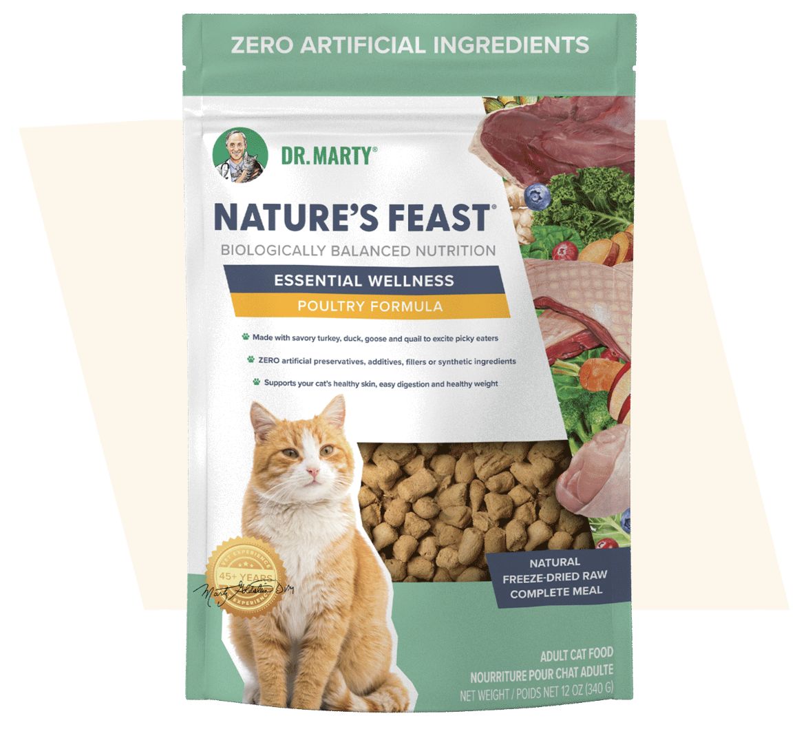 Dr. Marty Cat Nature&#39;s Feast Essential Wellness Poultry, Size: 5.5oz