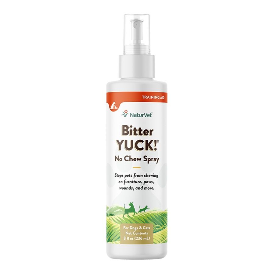 NaturVet Dog &amp; Cat Bitter Yuck No Chew Spray, Size: 8oz