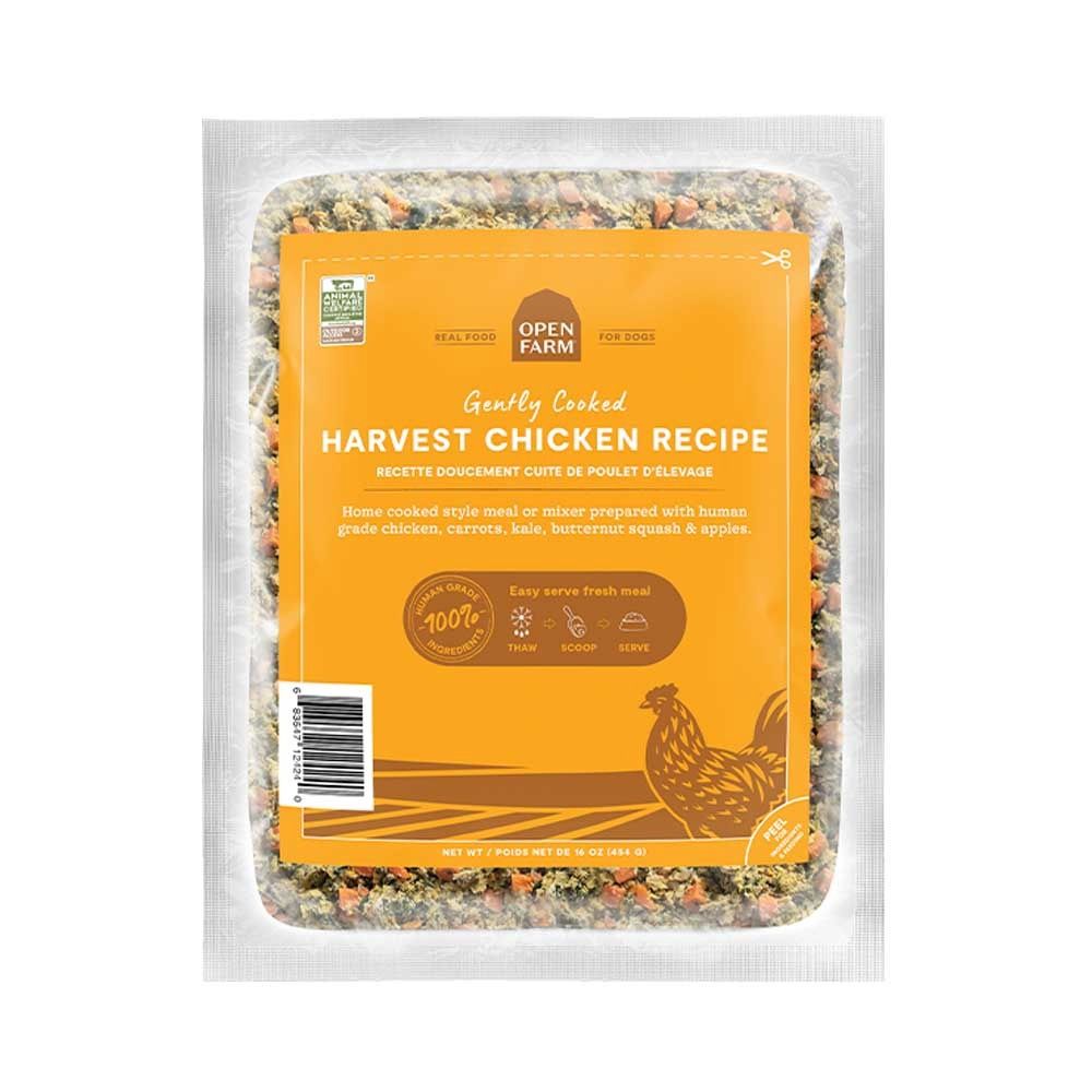 Open Farm Dog Frozen Gently Cooked Chicken, Size: 8oz