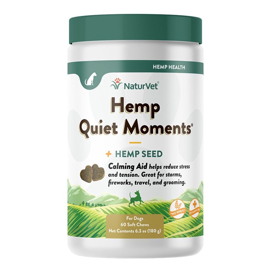 NaturVet Dog Quiet Moments Hemp Chew, Size: 60 Count