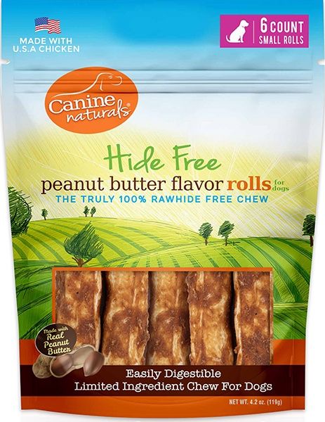 Canine Naturals Dog Small Rolls 6pk