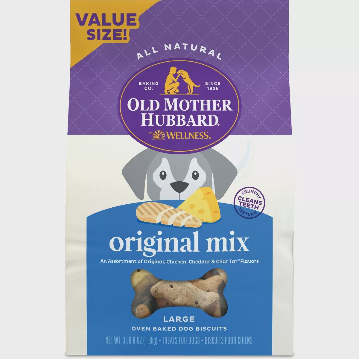 Wellness Dog Old Mother Hubbard Original Mix Large 8oz