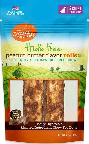 Canine Naturals Dog Large Rolls 2pk