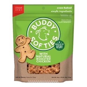 CloudStar Dog Buddy Biscuits Soft &amp; Chewy Chicken 6oz