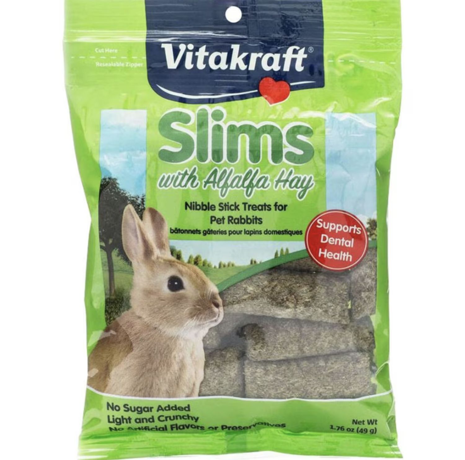 Vitakraft Slims Treats Alfalfa 1.76oz
