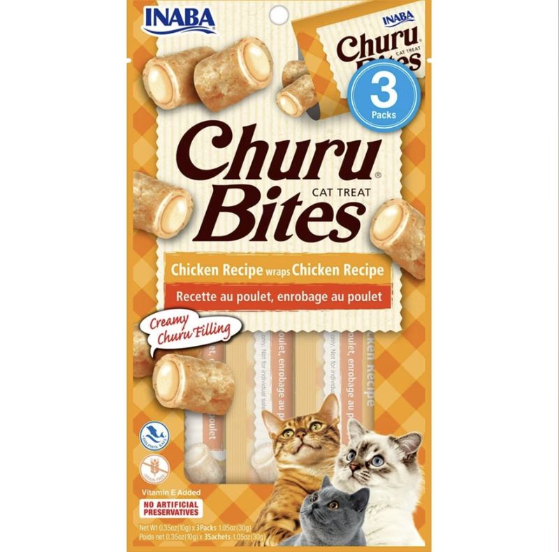 Inaba Churu Bites Chicken 0.35oz 3pk