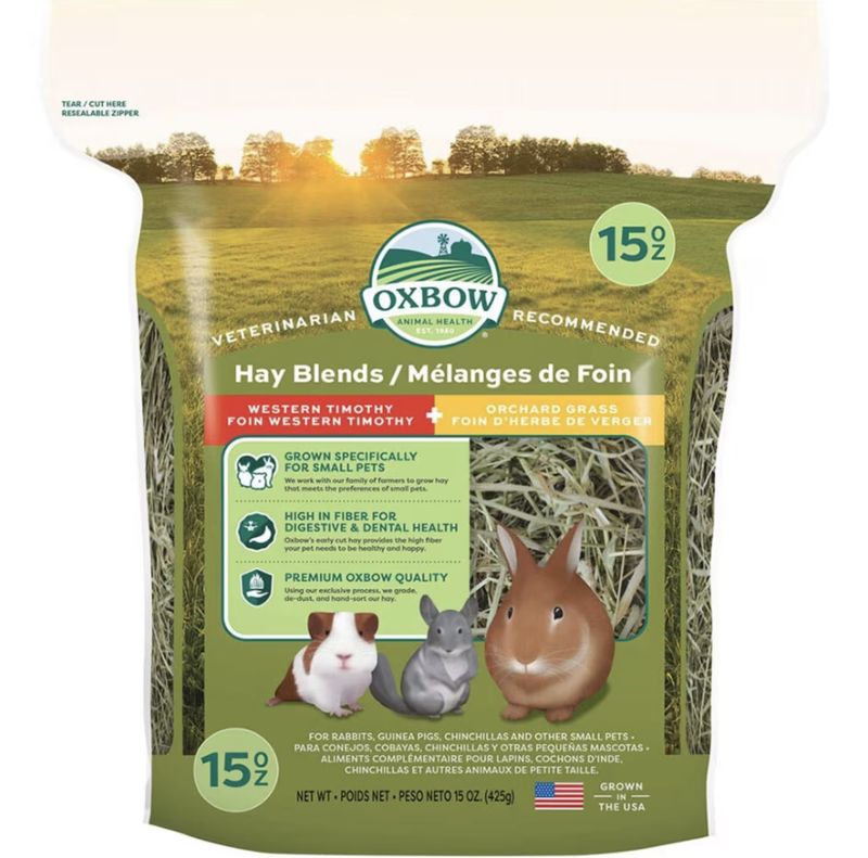 Oxbow Hay Blends Western Timothy &amp; Orchard Hay