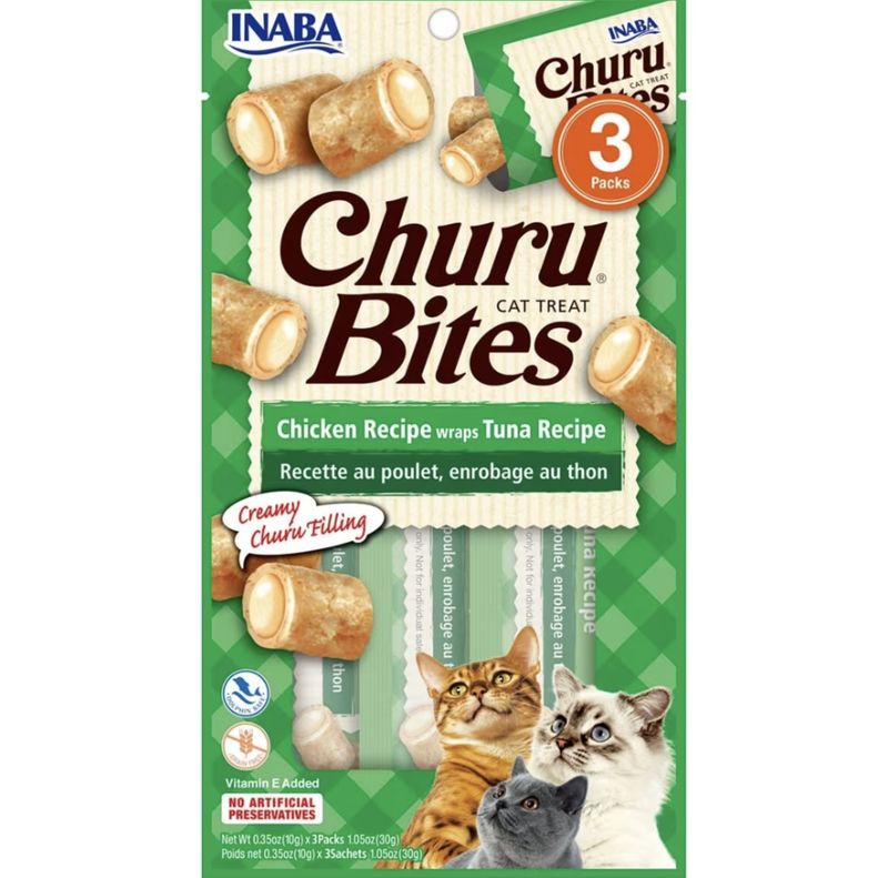 Inaba Churu Bites Chicken &amp; Tuna 0.35oz 3pk