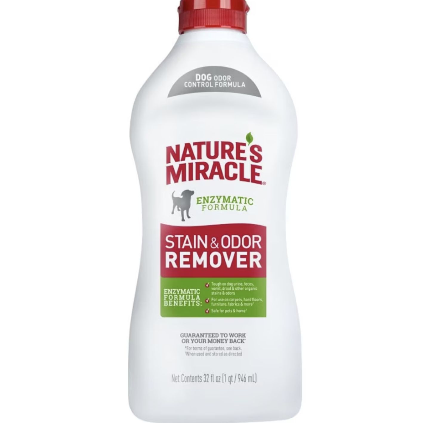 Nature&#39;s Miracle Dog Stain &amp; Odor Remover Pour, Size: 32oz