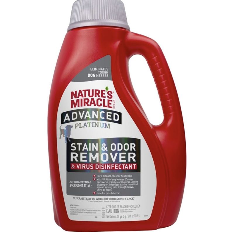 Nature&#39;s Miracle Dog Advanced Stain &amp; Odor Virus Disinfectant Pour 64oz