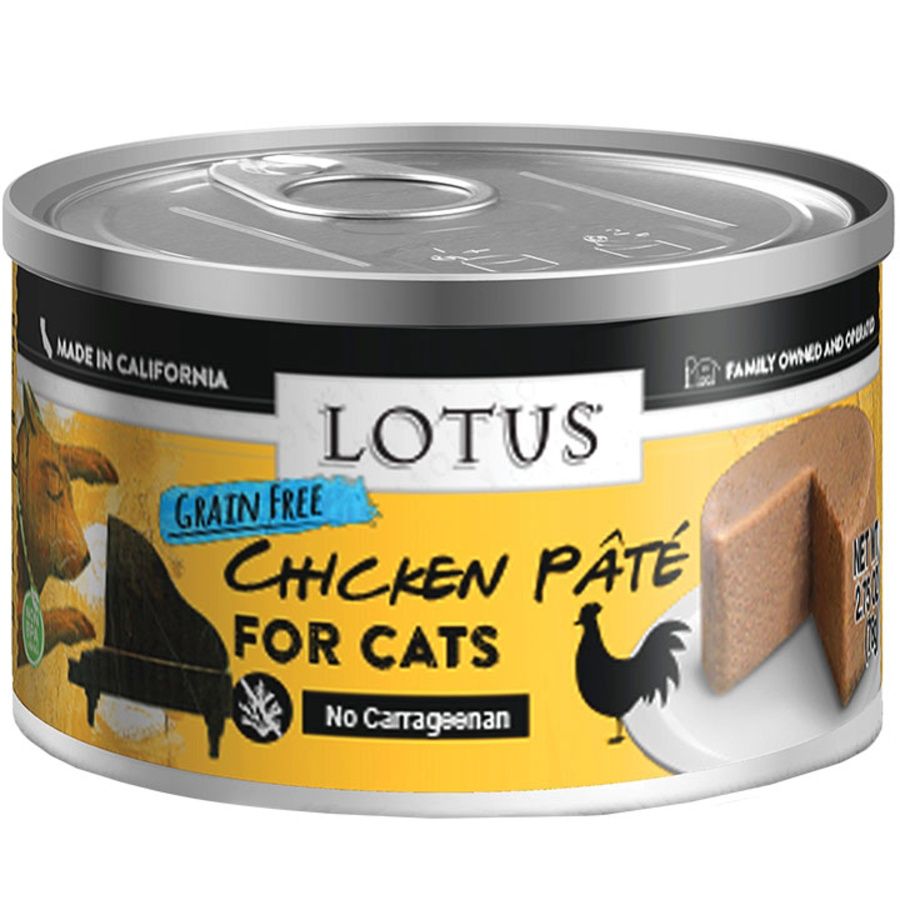 Lotus Cat Grain Free Chicken Pate Can, Size: 2.75oz