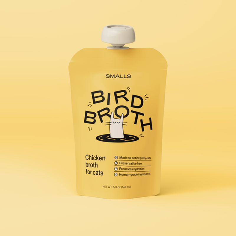 Smalls Cat Bird Broth Chicken 5oz