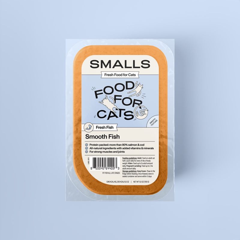 Smalls Cat Frozen Smooth Fish 5.5oz