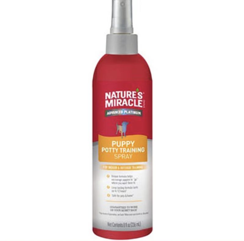 Nature&#39;s Miracle Dog Advanced Platinum Puppy Potty Training Spray 16oz
