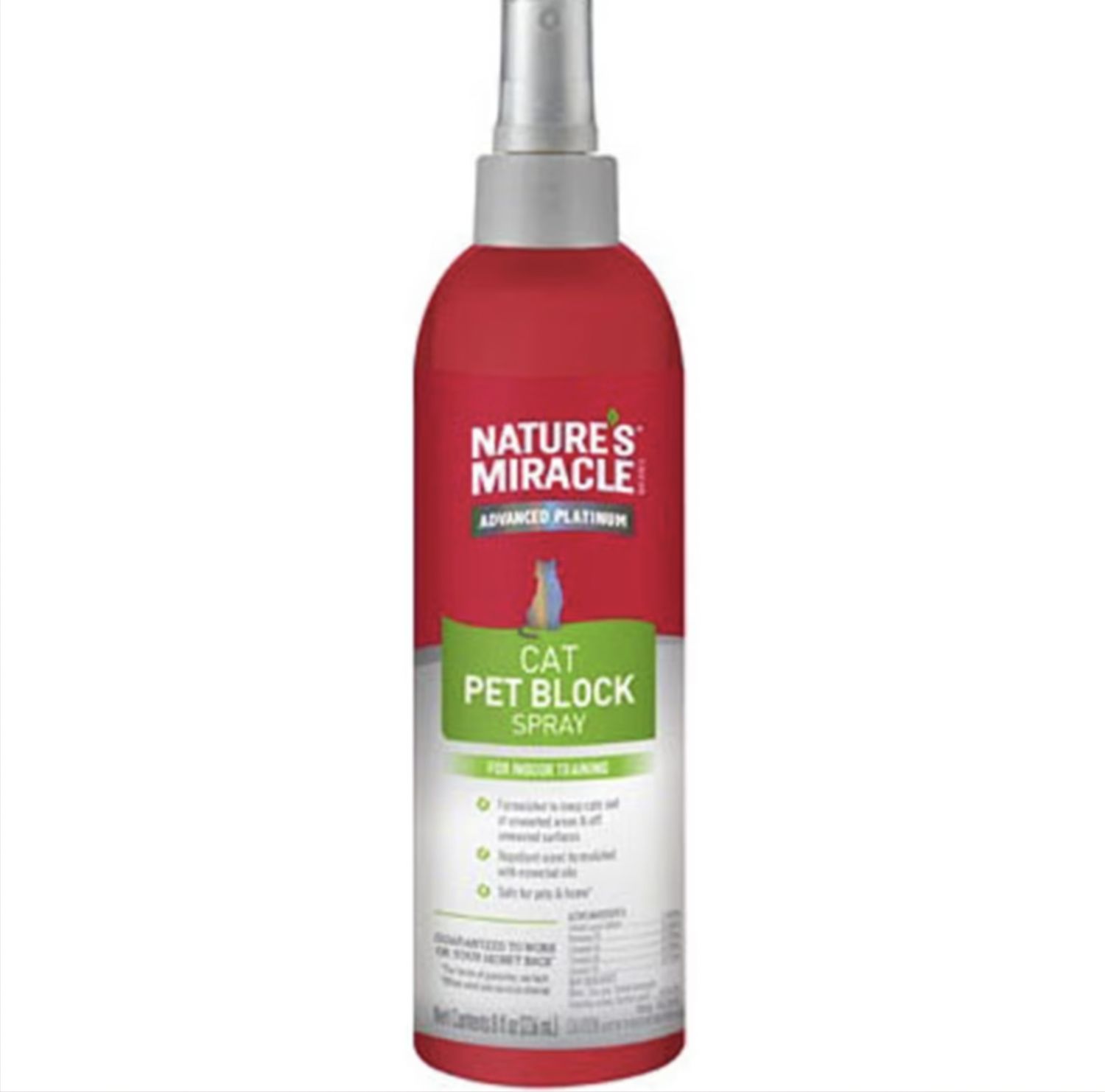 Nature&#39;s Miracle Cat Advanced Platinum Block Spray 8oz