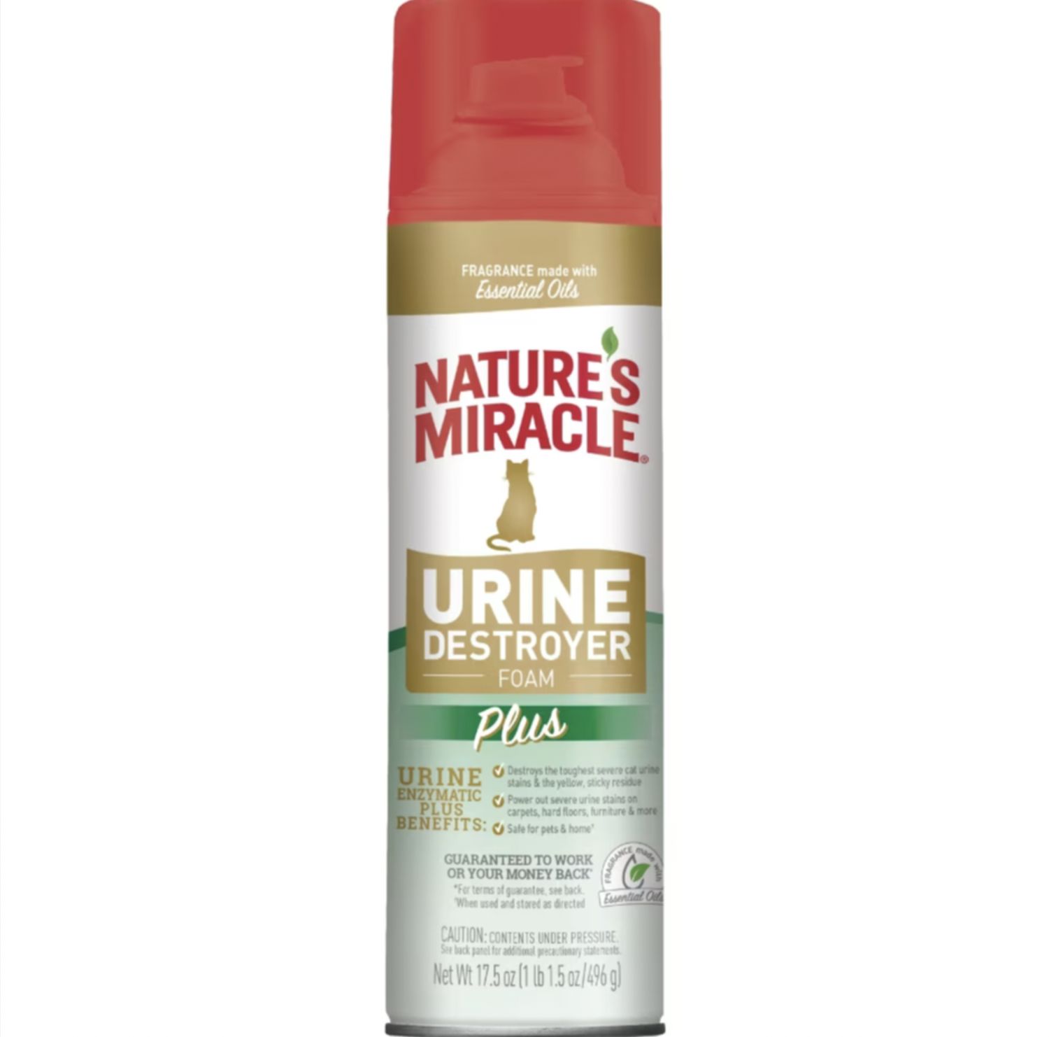 Nature&#39;s Miracle Cat Urine Destroyer Plus 17.5oz