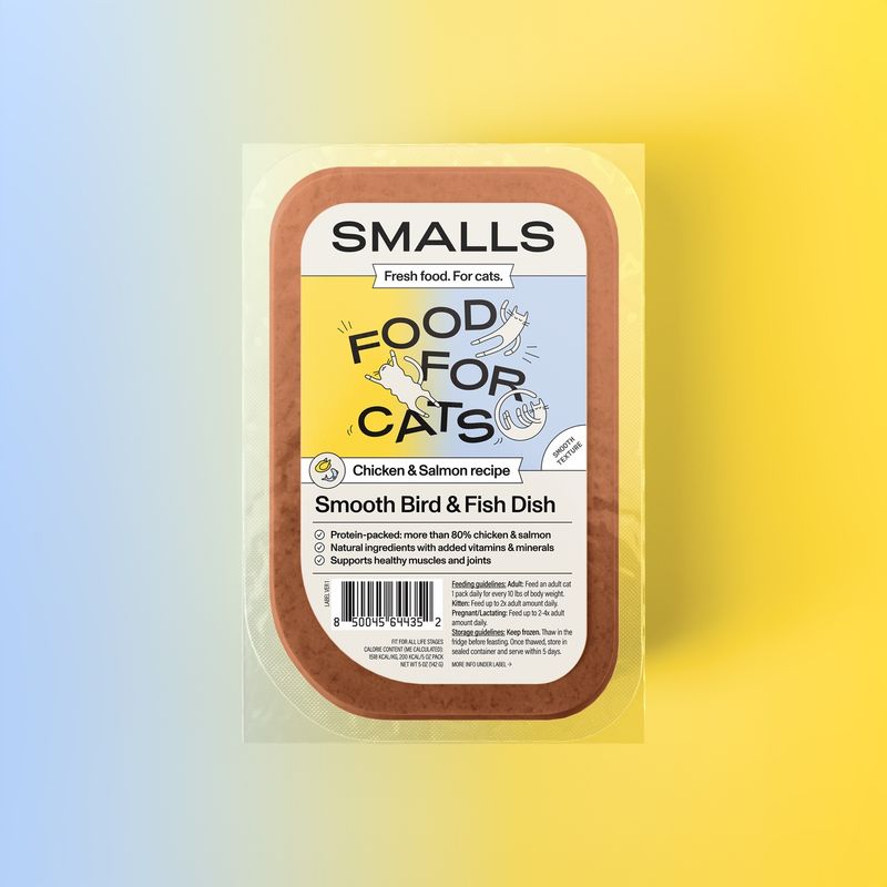 Smalls Cat Frozen Smooth Chicken &amp; Fish 5oz