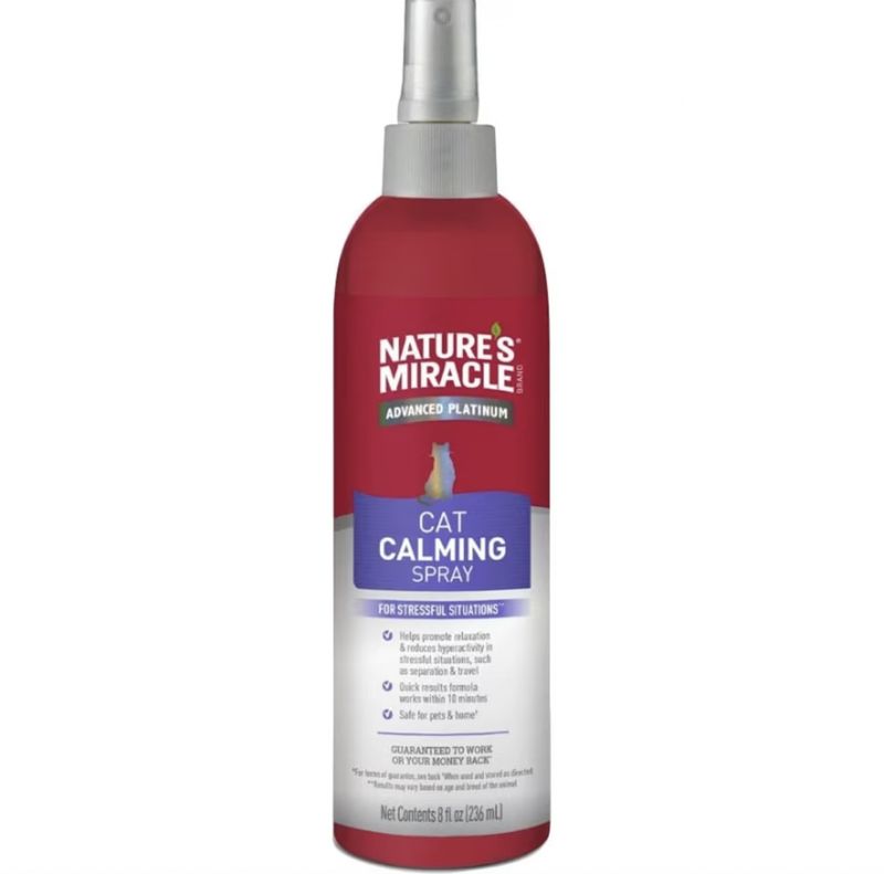 Nature&#39;s Miracle Cat Advanced Platinum Calming Spray 8oz