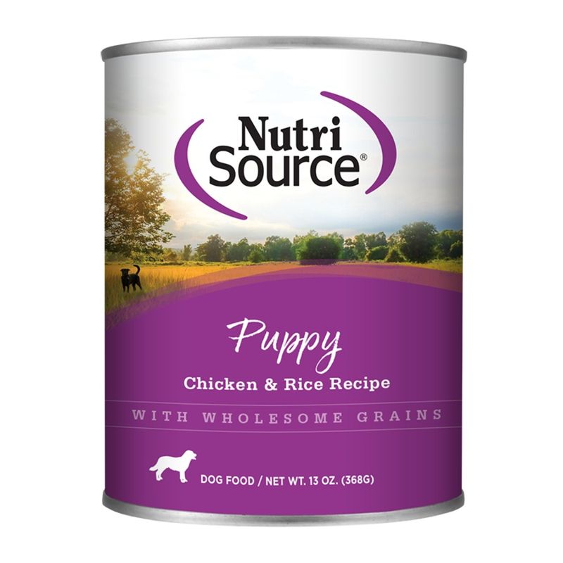 NutriSource Dog Puppy Chicken &amp; Rice 12.3oz
