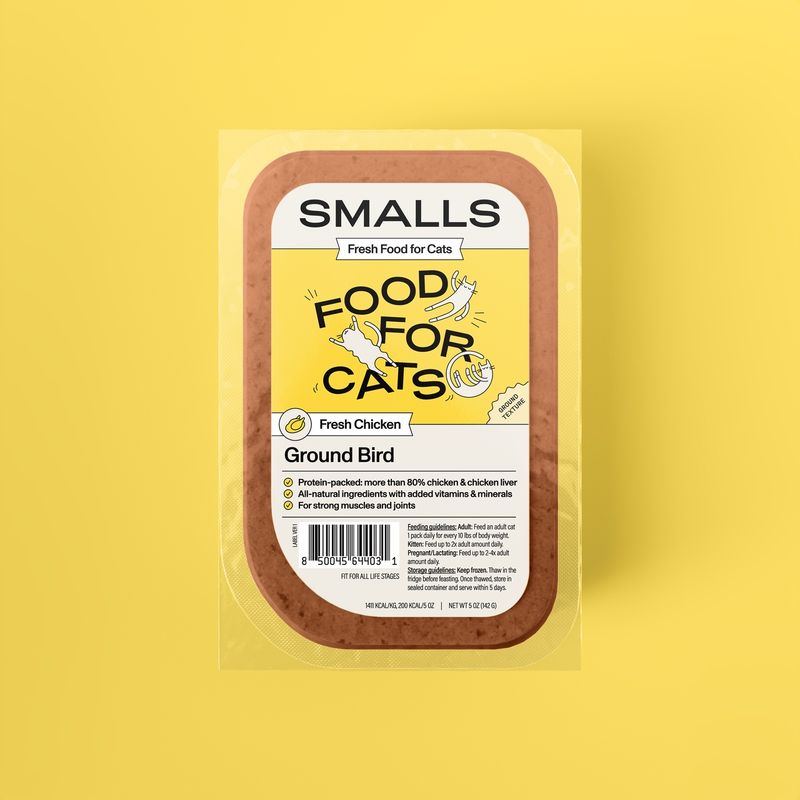 Smalls Cat Frozen Ground Chicken 5oz