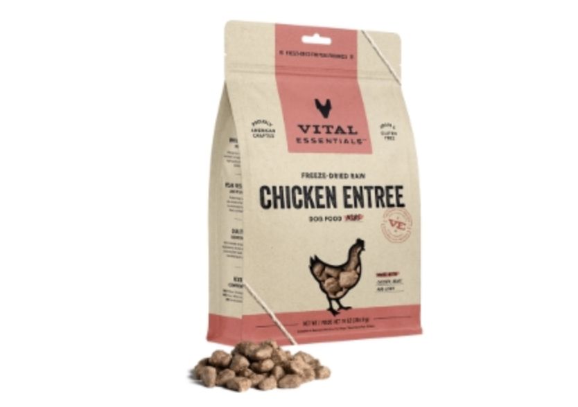 Vital Essentials Dog Freese Dried Nibs Chicken 14oz