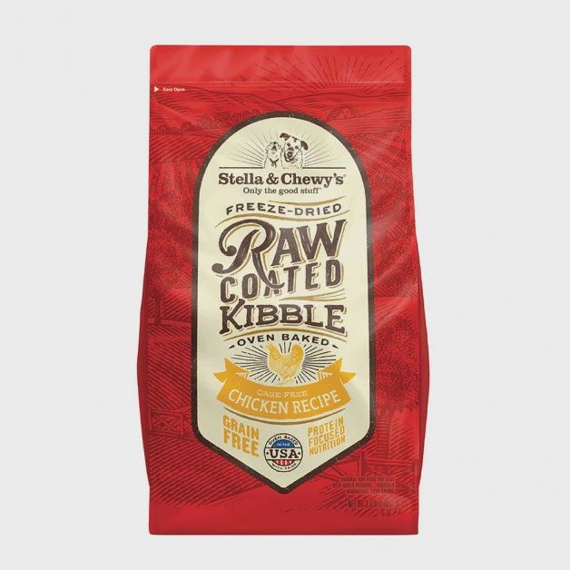 Stella &amp; Chewy&#39;s Dog Raw Coated Chicken, Size: 3.5lb