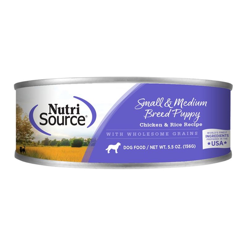 NutriSource Dog Small &amp; Medium Chicken &amp; Rice 5.5oz