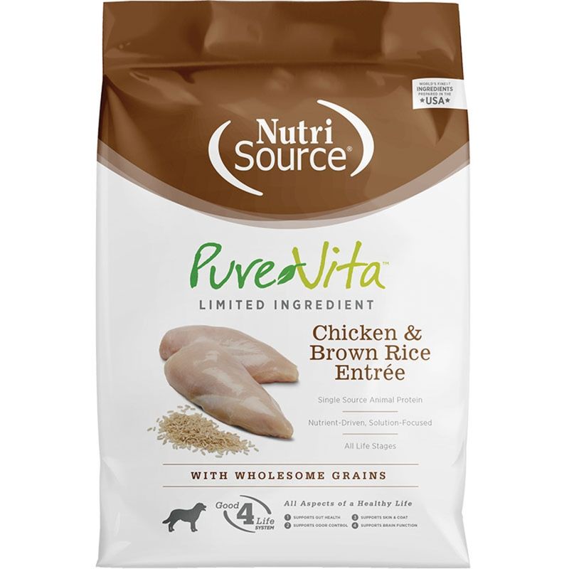 NutriSource Dog Pure Vita Chicken &amp; Brown rice