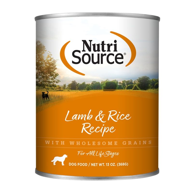 NutriSource Dog Lamb &amp; Rice 12.3oz