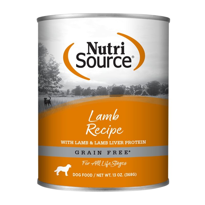 NutriSource Dog Grain Free Lamb 12.3oz